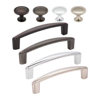 Elements Lindos Handle knob and pull in all 4 finishes
