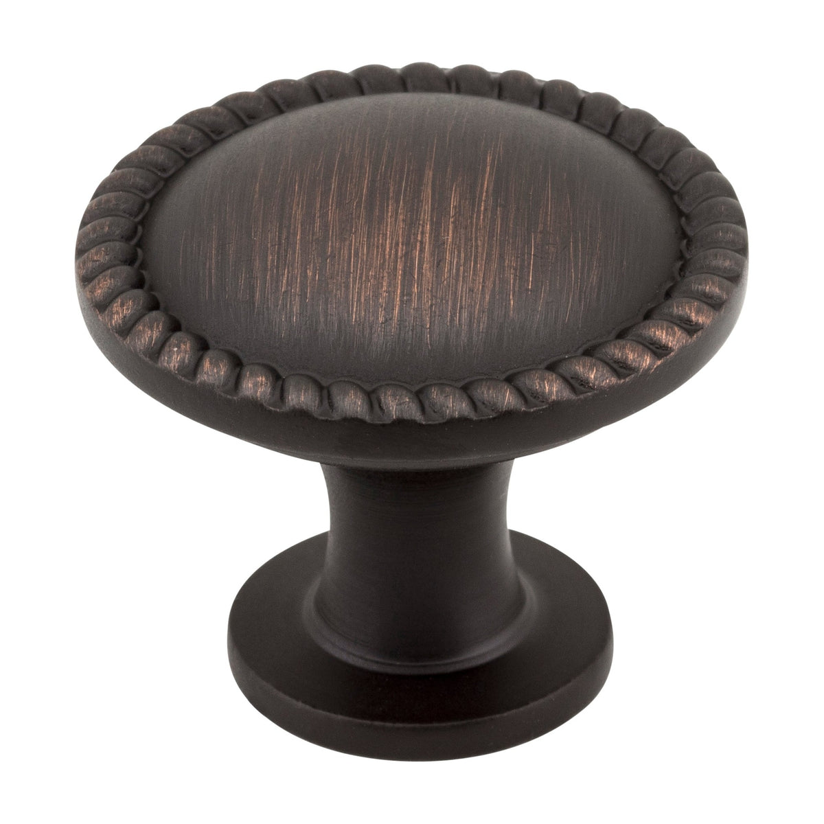 Elements Lindos Handle in Brushed Oil Rubbed Bronze, 1 1/4" Round Knob