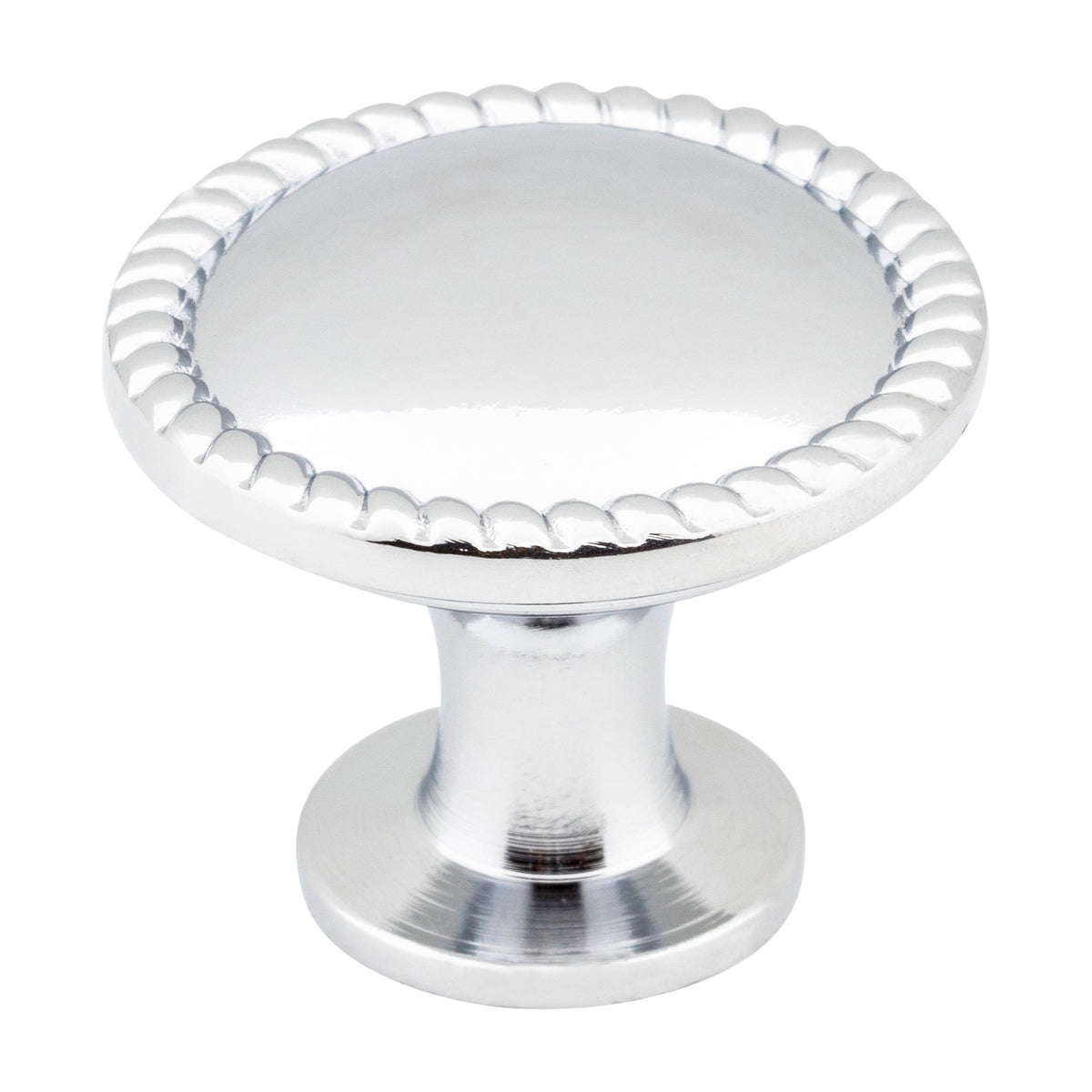Elements Lindos Handle in Polished Chrome, 1 1/4" Round Knob