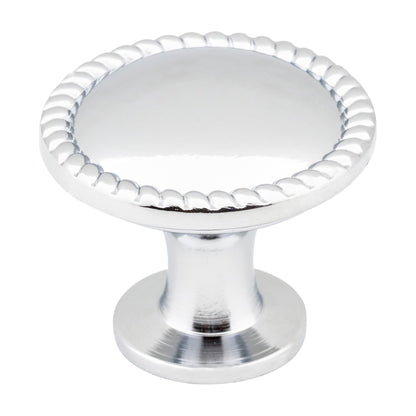 Elements Lindos Handle in Polished Chrome, 1 1/4" Round Knob
