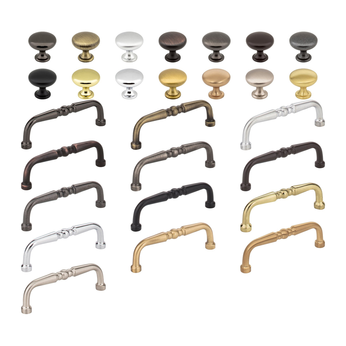 Elements Madison Handle knob and pull in all 14 finishes