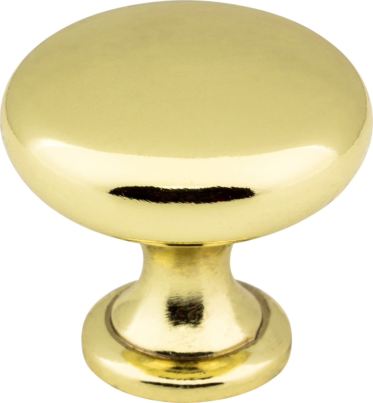 Elements Madison Handle in Polished Brass, Knob