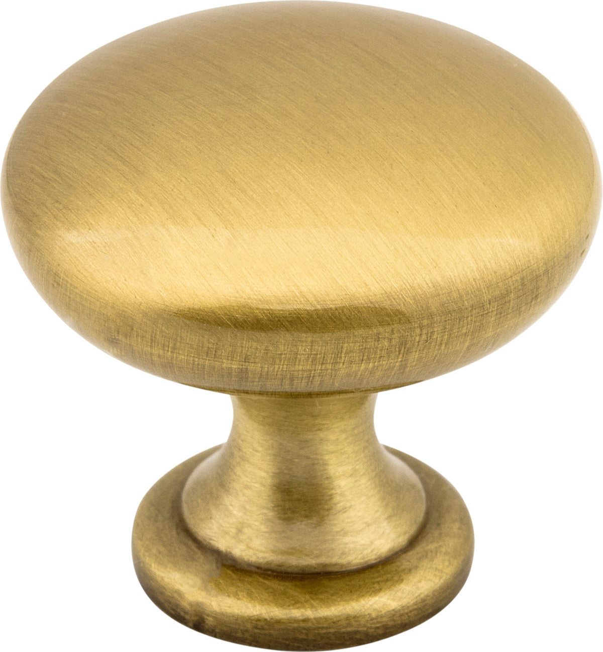 Elements Madison Handle in Satin Brass, Knob