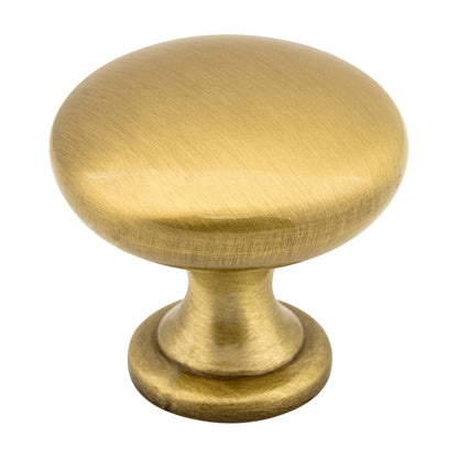 Elements Madison Handle in Satin Brass, Knob