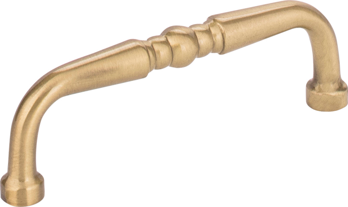 Elements Madison Handle in Satin Brass, 3"