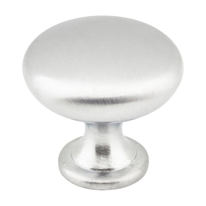 Elements Madison Handle in Brushed Chrome, Knob