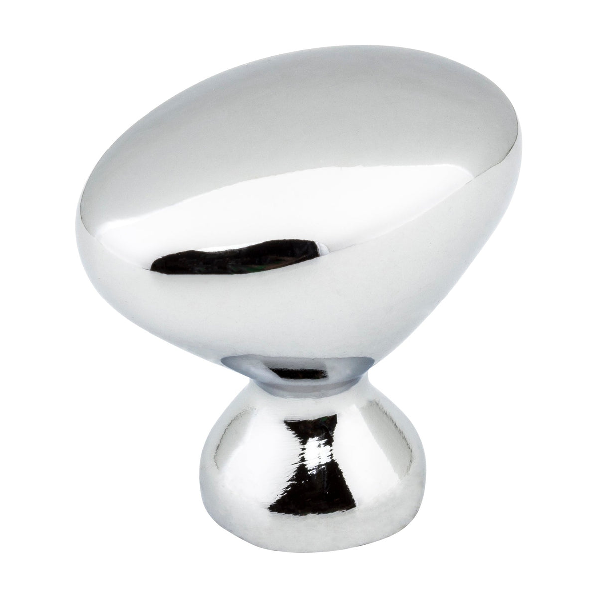 Elements Merryville Handle in Polished Chrome, 1 1/4" Oval Knob
