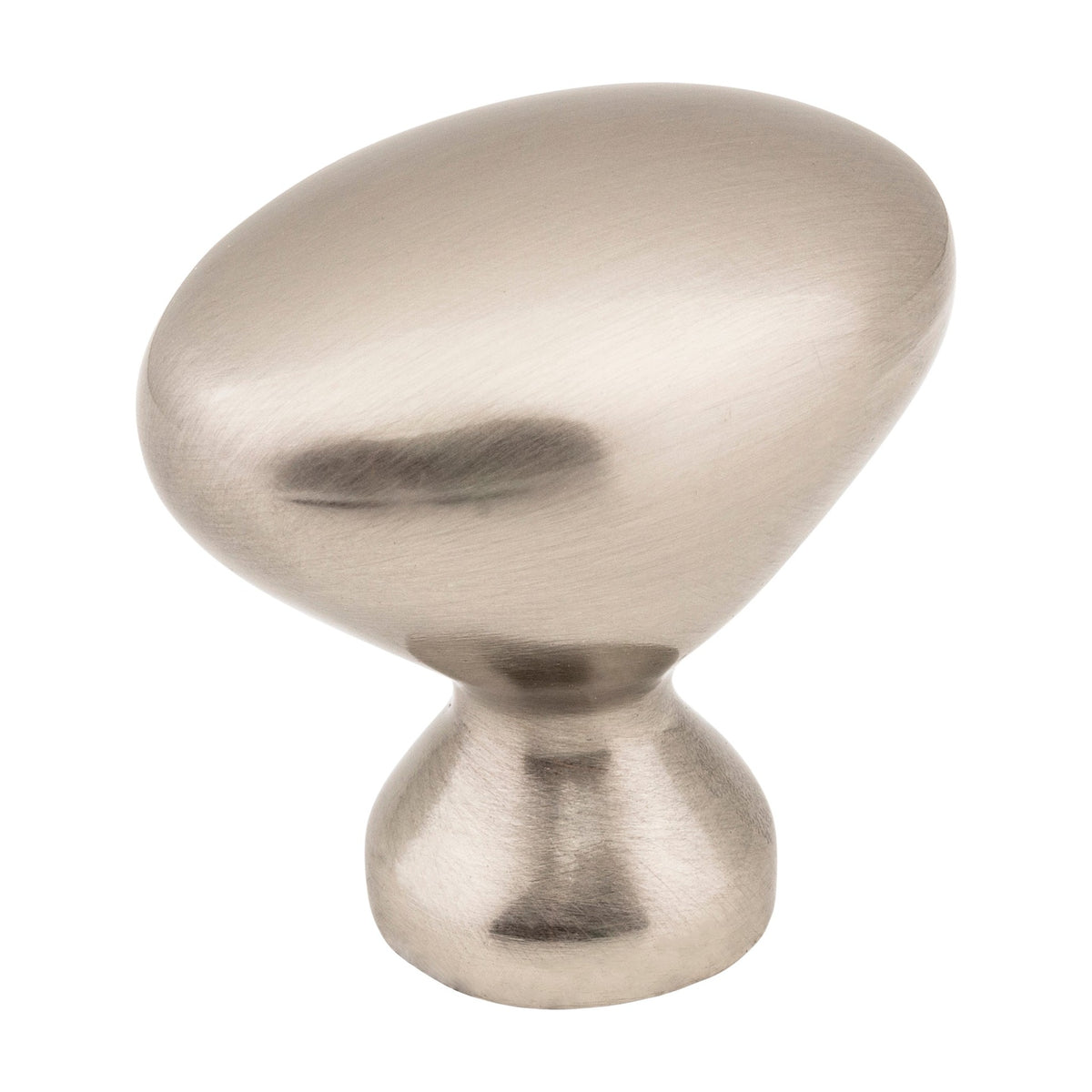 Elements Merryville Handle in Satin Nickel, 1 1/4" Oval Knob