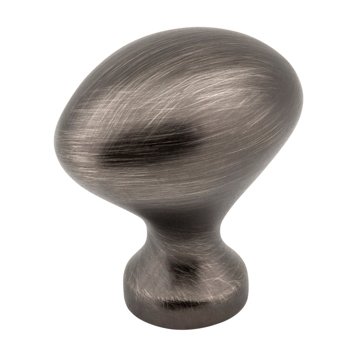 Elements Merryville Handle in Brushed Pewter, 1 1/8" Oval Knob