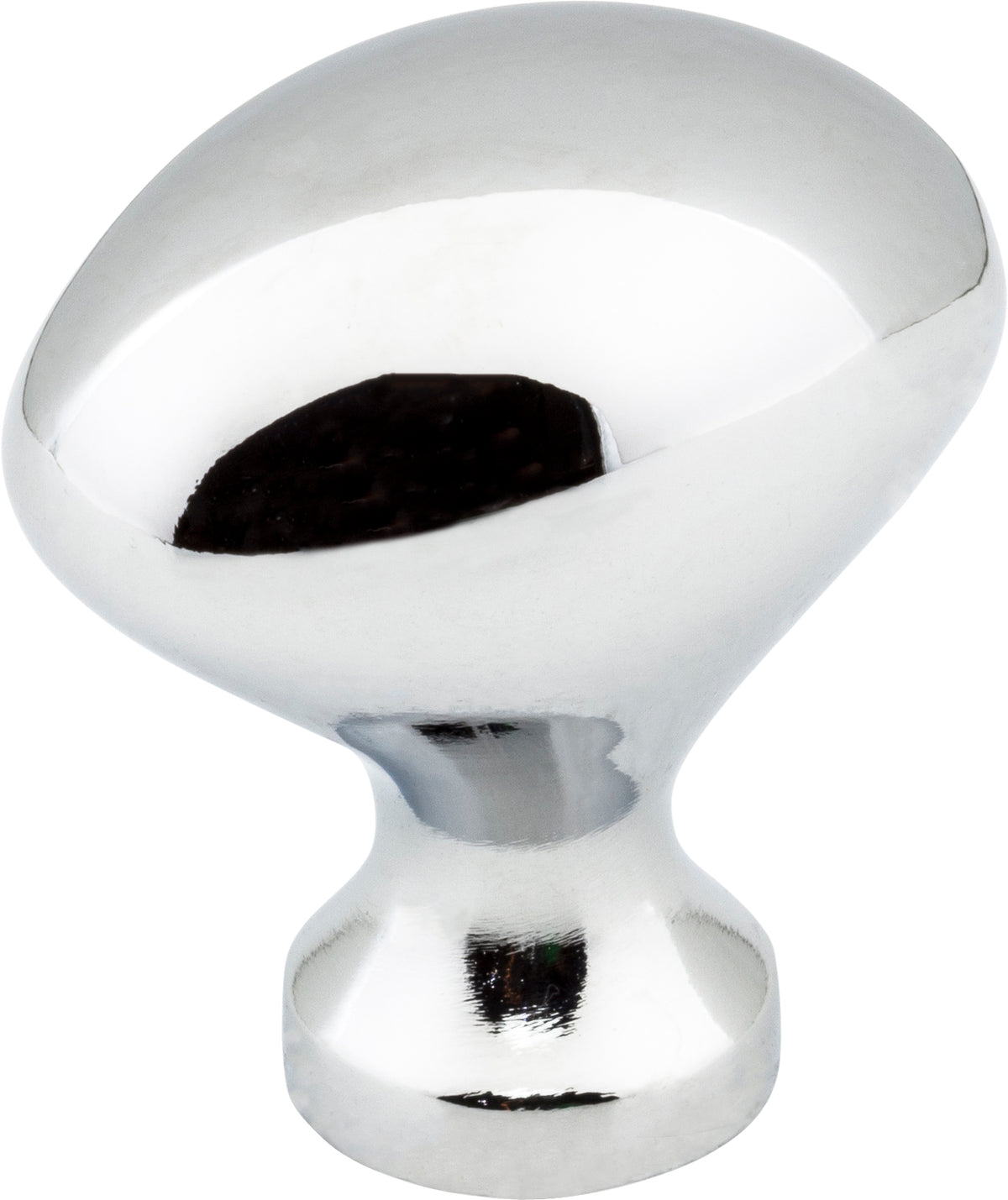 Elements Merryville Handle in Polished Chrome, 1 1/8" Oval Knob