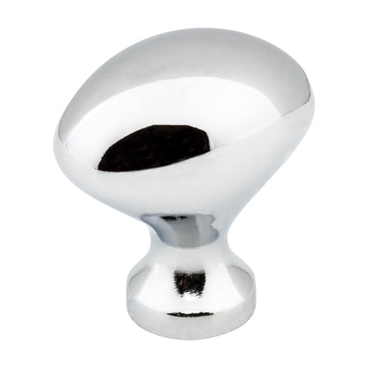 Elements Merryville Handle in Polished Chrome, 1 1/8" Oval Knob