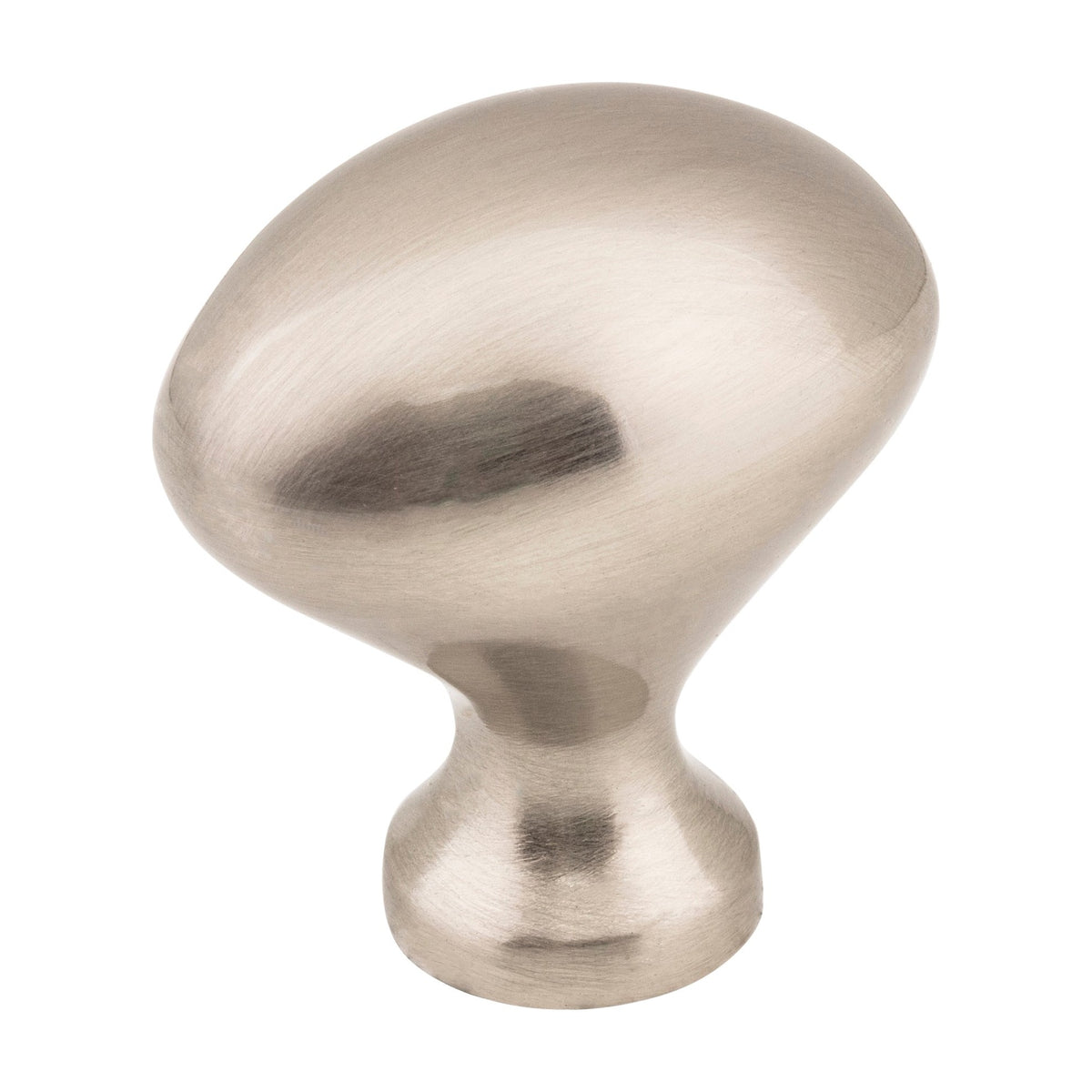Elements Merryville Handle in Satin Nickel, 1 1/8" Oval Knob