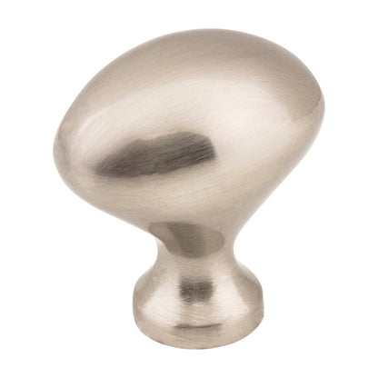 Elements Merryville Handle in Satin Nickel, 1 1/8" Oval Knob