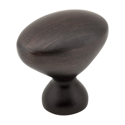 Elements Merryville Handle in Brushed Oil Rubbed Bronze, 1 1/4" Oval Knob