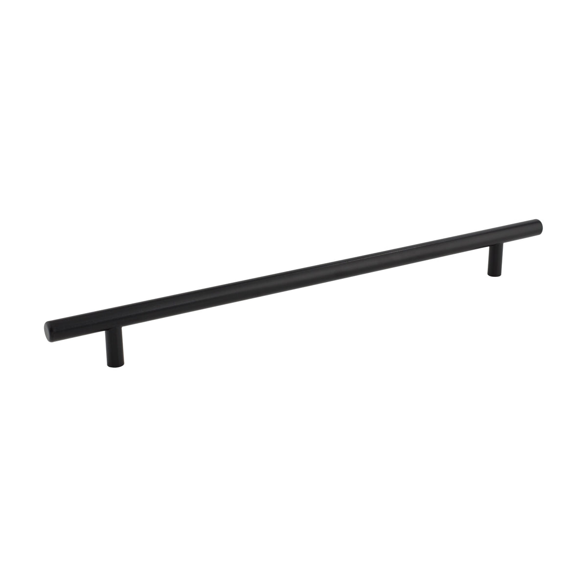 Elements Naples Stainless Steel Handle in Matte Black Stainless Steel, 11 1/3"