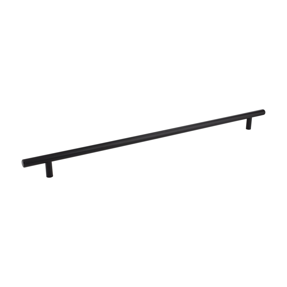 Elements Naples Stainless Steel Handle in Matte Black Stainless Steel, 16 3/8"