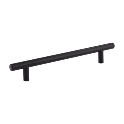 Elements Naples Stainless Steel Handle in Matte Black Stainless Steel, 6 1/4"