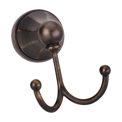 Elements Newbury Double Robe Hook in Brushed Oil Rubbed Bronze