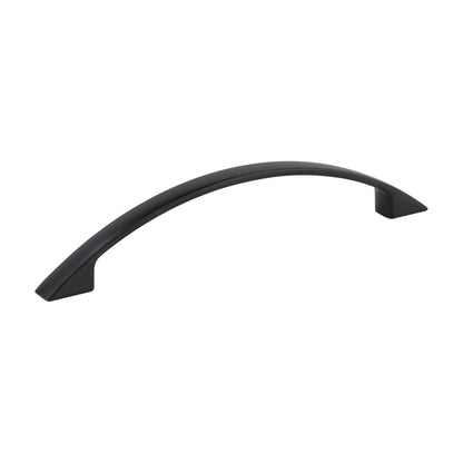 Elements Somerset Handle in Matte Black, 5" (OL 6 1/8")