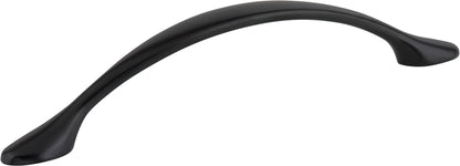Elements Somerset Handle in Matte Black, 5" (OL 6 5/16")