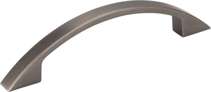 Elements Somerset Handle in Brushed Pewter, 3 3/4" (OL 4 15/16")