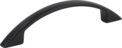 Elements Somerset Handle in Matte Black, 3 3/4" (OL 4 15/16")
