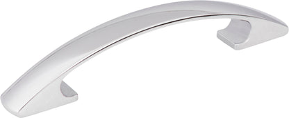 Elements Strickland Handle in Polished Chrome, 3 3/4"