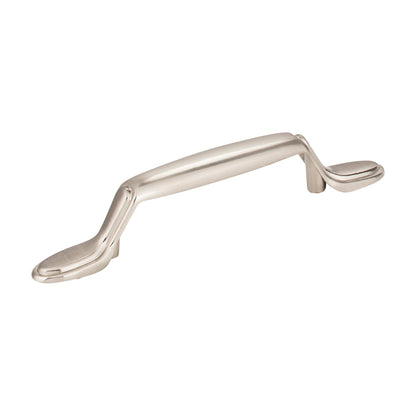 Elements Vienna Handle in Satin Nickel, 3" (OL 5 1/16")
