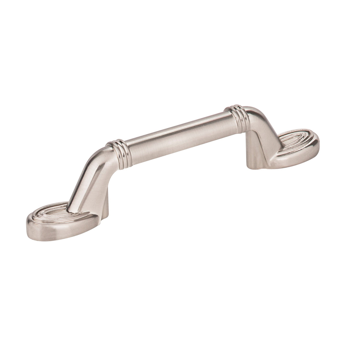 Elements Vienna Handle in Satin Nickel, 3" (OL 5 1/2")
