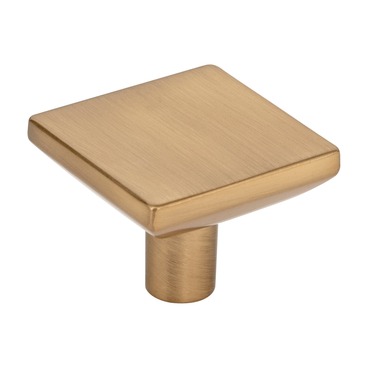 Elements Walker 1 Handle in Satin Bronze, 1 5/8" Square Knob