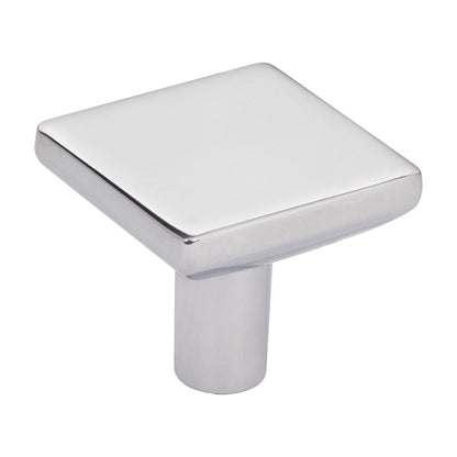 Elements Walker 1 Handle in Polished Chrome, 1 1/4" Square Knob