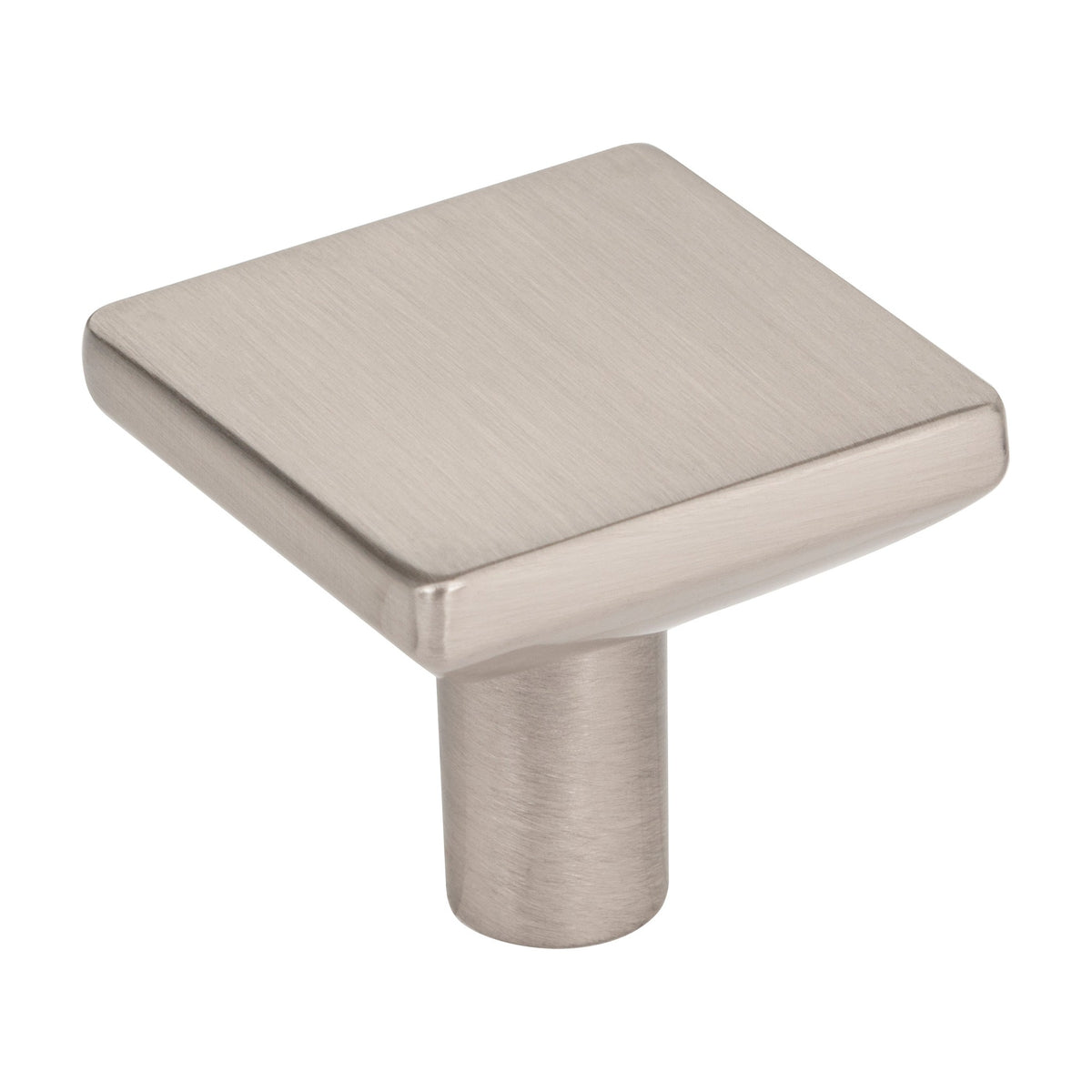 Elements Walker 1 Handle in Satin Nickel, 1 1/4" Square Knob
