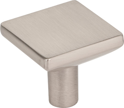 Elements Walker 1 Handle in Satin Nickel, 1 1/4" Square Knob