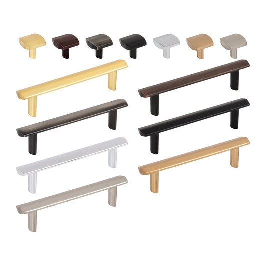 Elements William Handle knob and pull in all 7 finishes