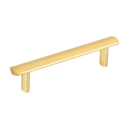 Elements William Handle in Brushed Gold, 3 3/4"