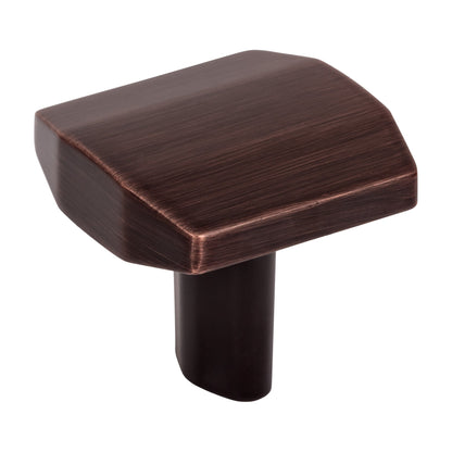 Elements William Handle in Brushed Oil Rubbed Bronze, Knob