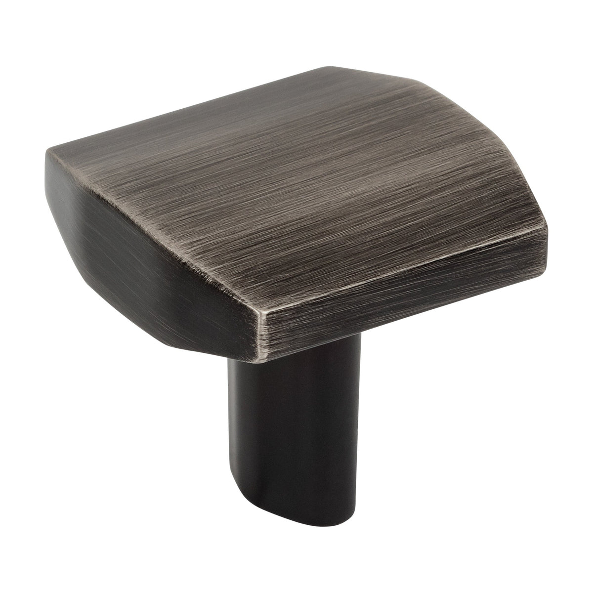Elements William Handle in Brushed Pewter, Knob