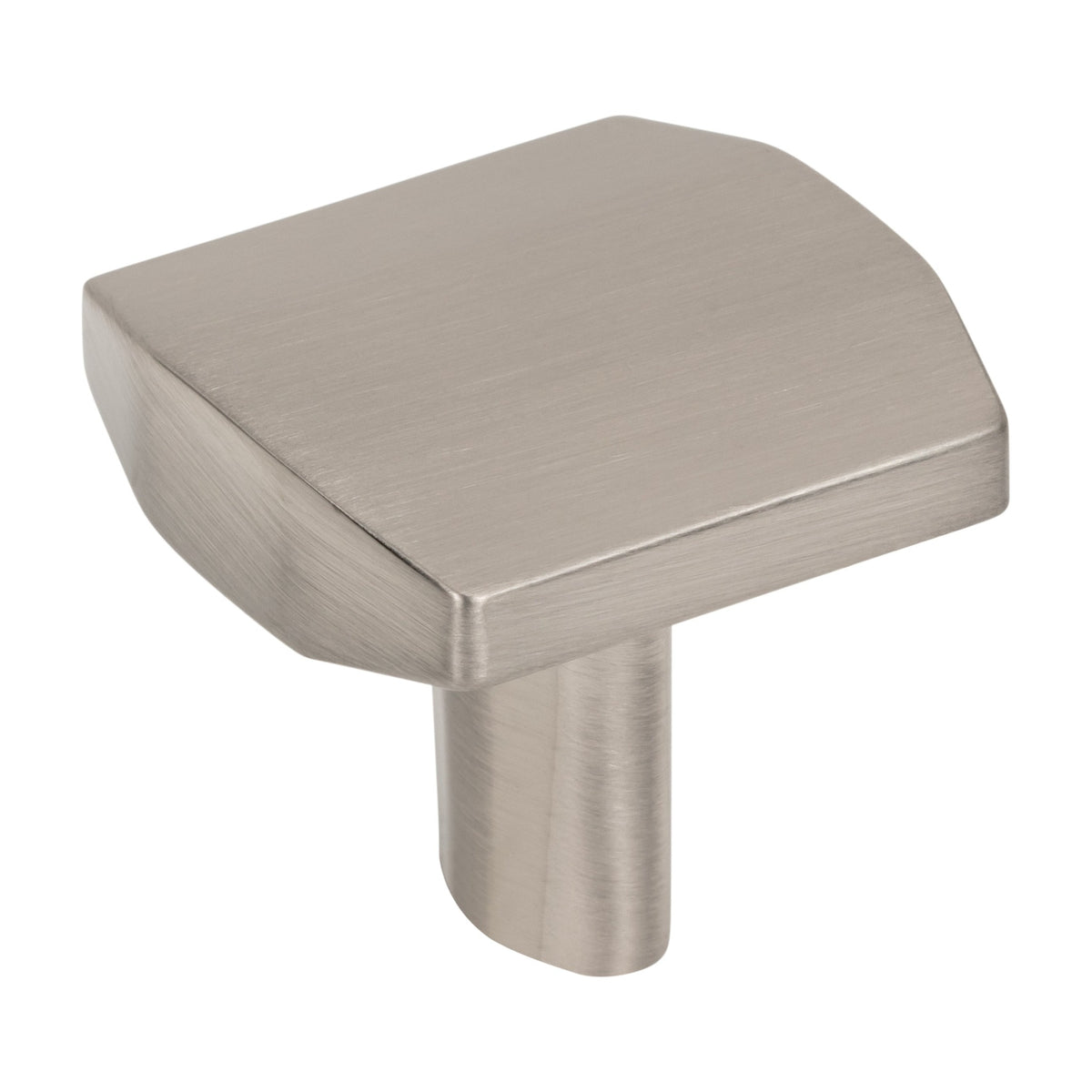 Elements William Handle in Satin Nickel, Knob