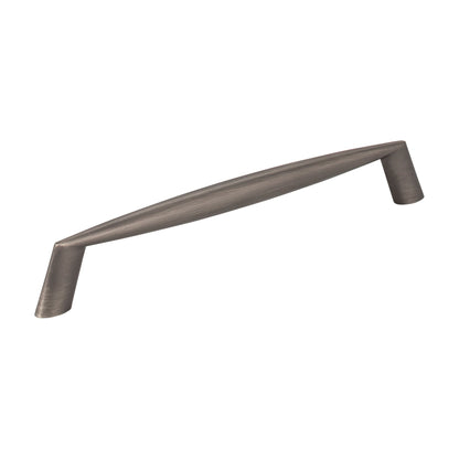 Elements Zachary Handle in Brushed Pewter, 6 1/4"