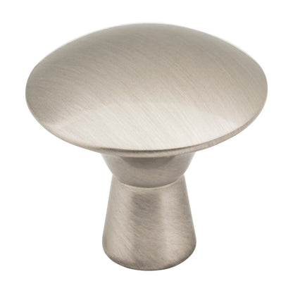 Elements Zachary Handle in Satin Nickel, Knob