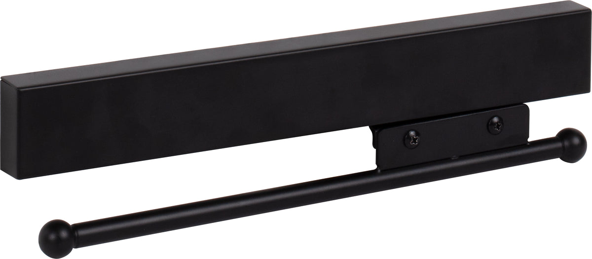 Eliana 12" Sliding Valet Rod in Matte Black