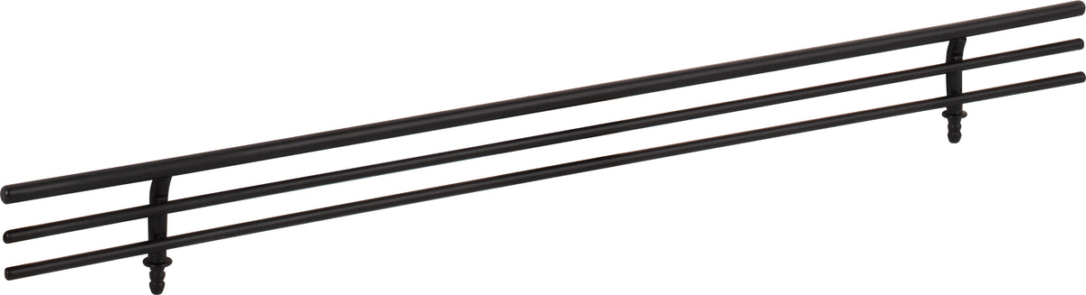 Evelyn Wire Shoe Fence for Shelving in Matte Black