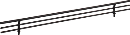 Evelyn Wire Shoe Fence for Shelving in Matte Black