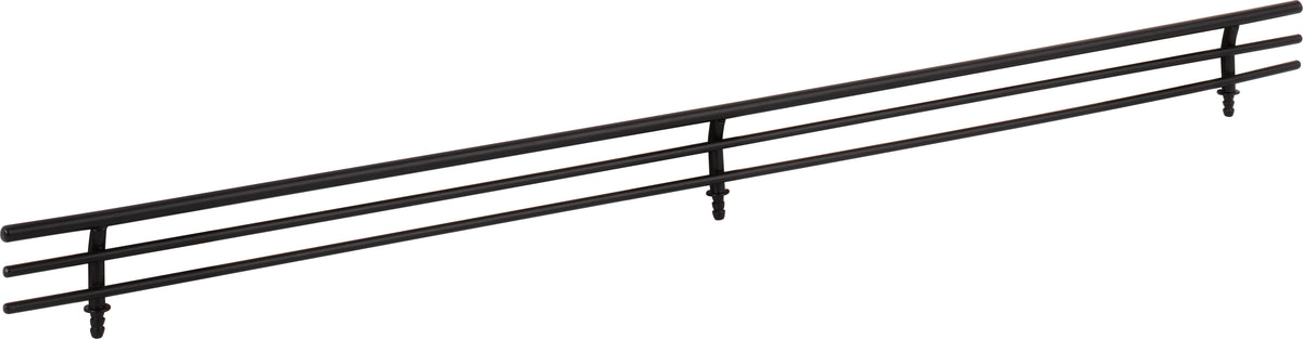 Evelyn Wire Shoe Fence for Shelving in Matte Black