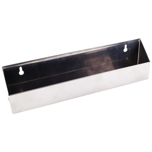 Faustina Plastic Tip-Out Tray for Sink Front in Stainless Steel