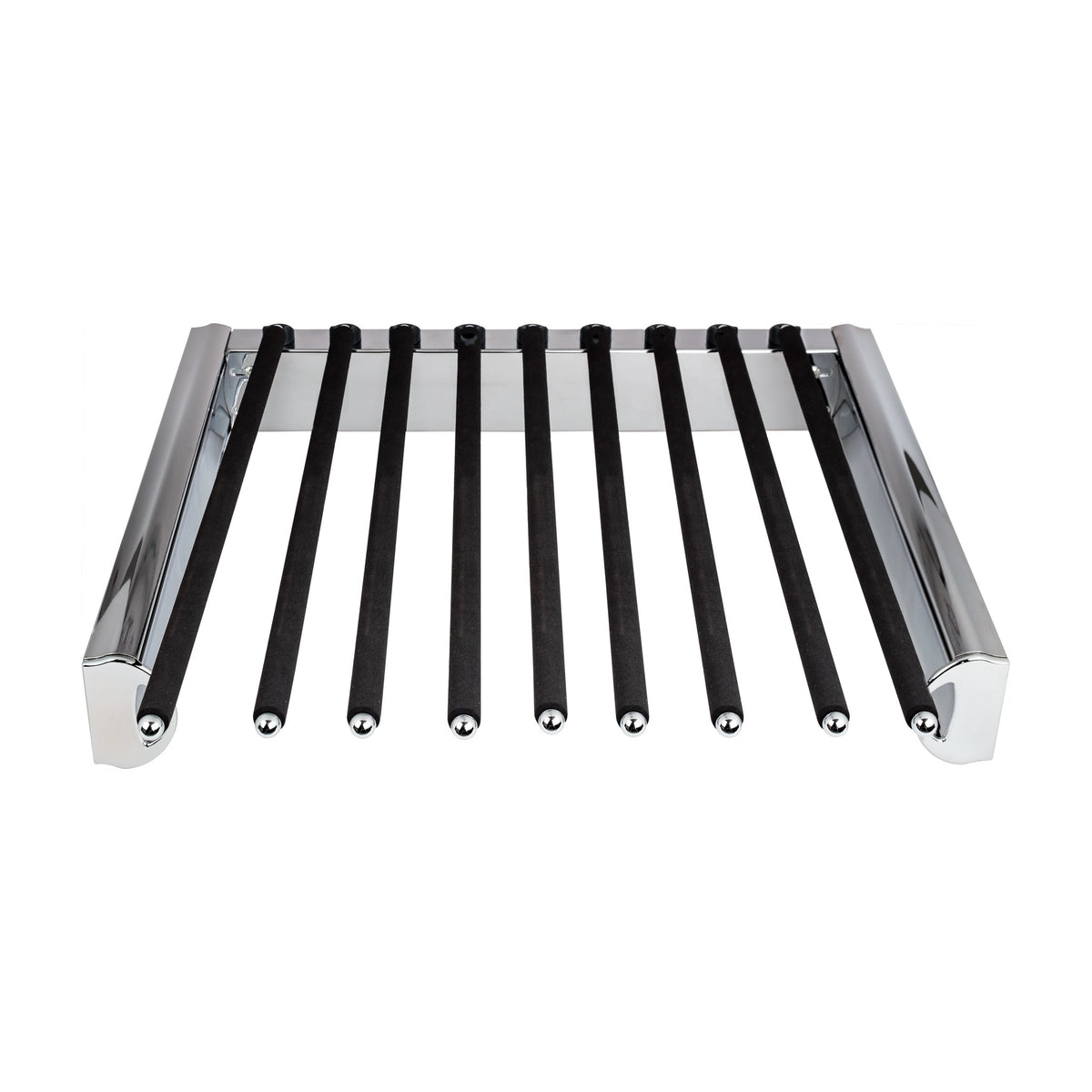 Fenwick Pull-Out Pant Rack for 14" Deep Closets, Polished Chrome, 18"