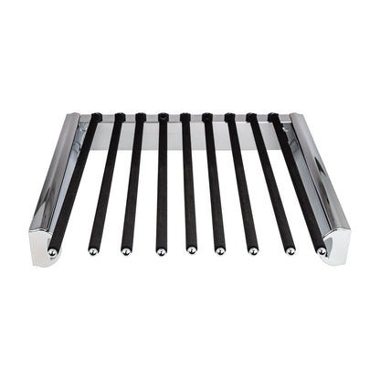 Fenwick Pull-Out Pant Rack for 14" Deep Closets, Polished Chrome, 18"