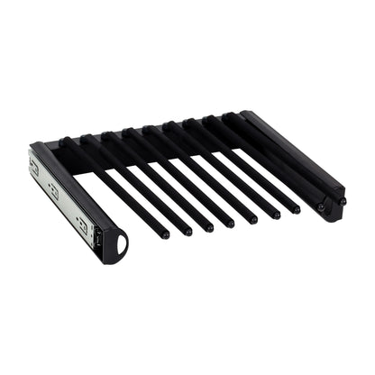 Fenwick Pull-Out Pant Rack for 14" Deep Closets, Matte Black, 18"