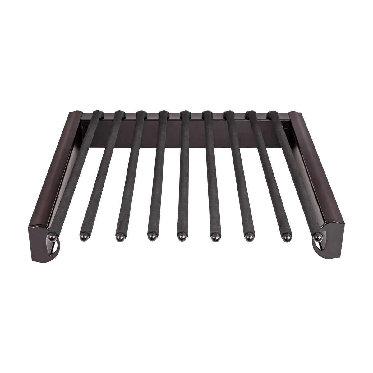 Fenwick Pull-Out Pant Rack for 14" Deep Closets, Dark Bronze, 18"