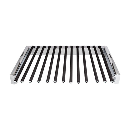 Fenwick Pull-Out Pant Rack for 14" Deep Closets, Polished Chrome, 24"